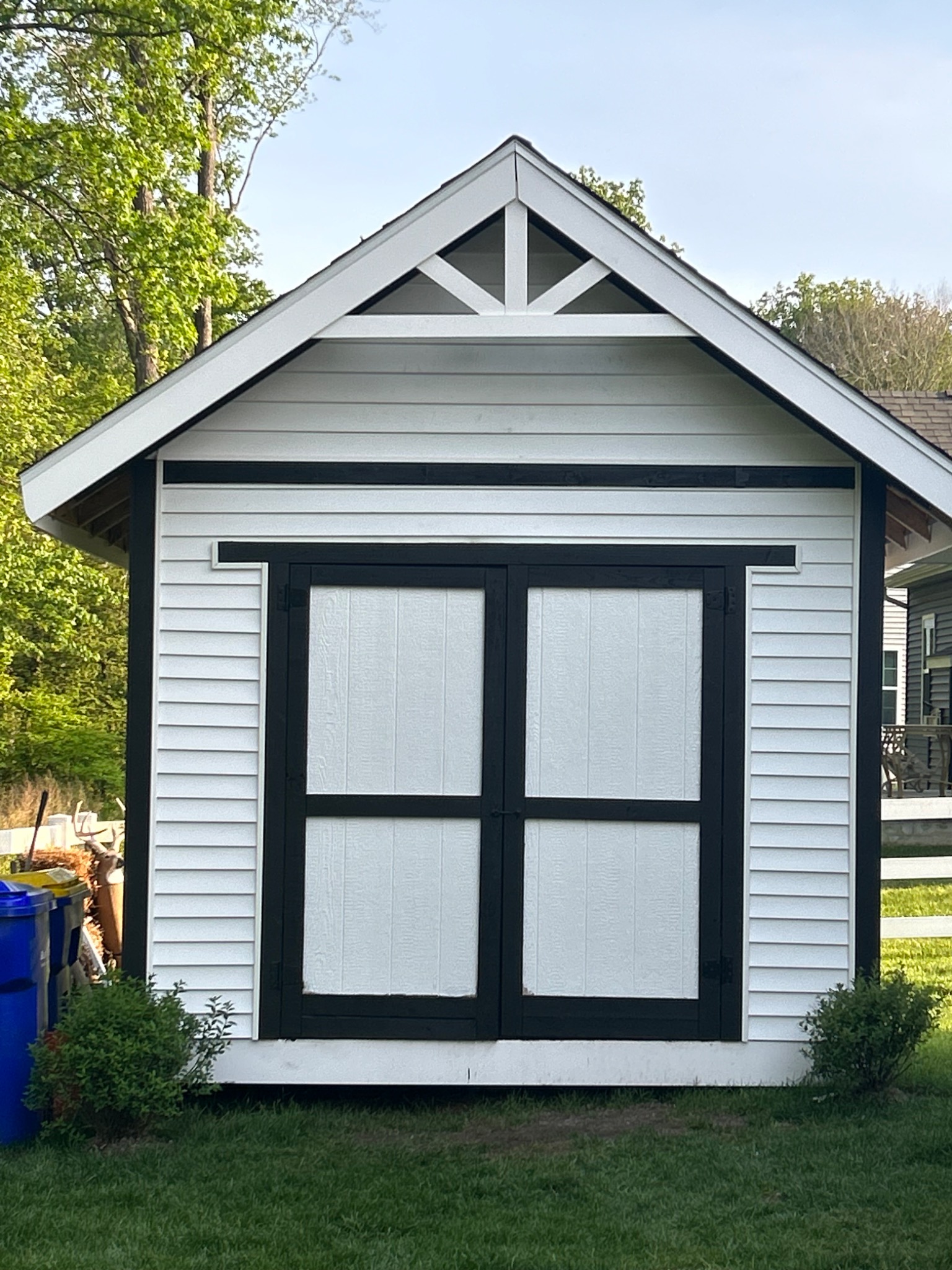 Custom shed exterior