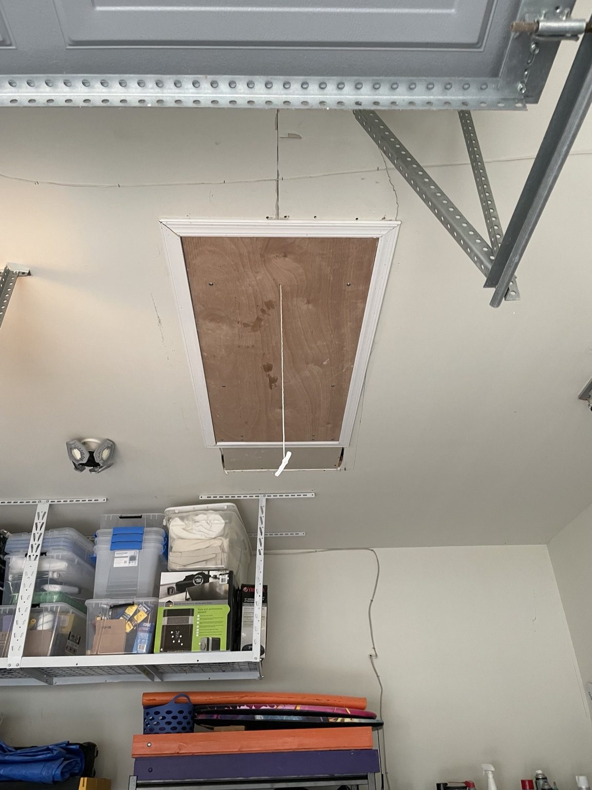 Garage access panel